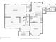 First floor layout highlighting the kitchen, dining, living areas, and office space for easy navigation at 3780 Bays Ferry Way, Marietta, GA 30062