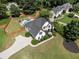 Expansive aerial view of a home showcasing the backyard and landscaped grounds at 503 Chatfield Nw Way, Marietta, GA 30064