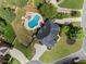 Expansive backyard featuring a pristine pool, lush landscaping, and ample seating at 503 Chatfield Nw Way, Marietta, GA 30064