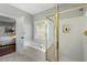 Spacious bathroom features a soaking tub and glass-enclosed shower at 503 Chatfield Nw Way, Marietta, GA 30064