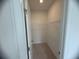 Spacious walk-in closet with carpet floor and shelving system to help you organize effectively at 707 Dodd N Ln # 164, Buford, GA 30518