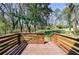 Spacious deck overlooking the expansive and secluded backyard at 141 Nathan Rd, Atlanta, GA 30331
