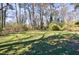 A large, grassy backyard area shaded by mature trees, perfect for outdoor activities at 141 Nathan Rd, Atlanta, GA 30331