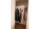 Bedroom closet with clothes and wire rack at 3793 Mays Sw Ct, Atlanta, GA 30331