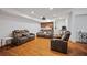 Finished basement with a full wet bar and entertainment center at 385 Guildhall Grv, Johns Creek, GA 30022