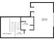 Upstairs floor plan features a bedroom, bathroom and hall layout at 813 Cotton Creek Dr, Canton, GA 30115