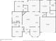 Detailed floor plan showcasing the layout and dimensions of the home at 108 Shawville Ln, Peachtree City, GA 30269