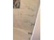 Bathroom with white marble patterned tiling and new fixtures at 1905 Robinhill Ct, Tucker, GA 30084