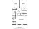 Detailed floor plan showcasing bedrooms, bathrooms, and dimensions for a clear layout overview at 3665 Pine St, Atlanta, GA 30340