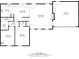The floor plan shows the layout of a home including bedrooms, kitchen, living room, and garage at 3665 Pine St, Atlanta, GA 30340