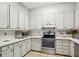 Functional kitchen showcasing white cabinetry, stainless steel appliances, and a well-lit, practical design at 3665 Pine St, Atlanta, GA 30340