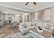 Open floor plan showcasing the modern kitchen and dining area, seamlessly connected to a cozy living room at 379 Morgan Rd, Carrollton, GA 30116