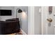 Cozy living room with hardwood floors and modern fixtures at 61 16Th Ne St # 4, Atlanta, GA 30309