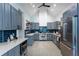 Modern kitchen design with custom cabinetry, stainless steel appliances, and ample counter space at 1143 Church Nw St, Atlanta, GA 30318