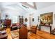 Bright living room with vaulted ceilings, hardwood floors, and stylish decor throughout at 1143 Church Nw St, Atlanta, GA 30318
