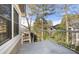 Balcony overlooking wooded area with railing at 1538 Chantilly Ne Dr # 224, Atlanta, GA 30324