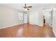 Bright bedroom featuring two large windows, ensuite bathroom, and walk-in closet at 1538 Chantilly Ne Dr # 224, Atlanta, GA 30324