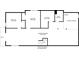 An overhead floor plan displaying the layout of the basement, including bedrooms, recreation room, kitchen/wetbar, and bathroom at 3320 Bryant Ln, Marietta, GA 30066
