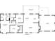 An overhead floor plan showing the layout of the primary bedroom, kitchen, living room, dining area and screened porch at 3320 Bryant Ln, Marietta, GA 30066