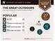 Infographic displaying the proximity of popular outdoor activities such as golf courses, parks, and hiking trails at 3320 Bryant Ln, Marietta, GA 30066