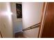Staircase with carpet flooring and wooden handrail at 3320 Bryant Ln, Marietta, GA 30066