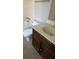 Cozy bathroom featuring a vanity with mirror and cabinets, and a bathtub-shower combo at 783 Fox Valley Dr, Stone Mountain, GA 30088
