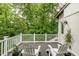 Enjoy the outdoors with this beautiful balcony and wood-like flooring, perfect for relaxation at 285 Lackland Court, Sandy Springs, GA 30350