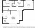 Upstairs layout of this house, featuring three bedrooms and a loft at 2447 Stancrest Ln, Lawrenceville, GA 30044