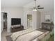 Large main bedroom with ensuite bathroom and walk-in closet for ample storage at 2447 Stancrest Ln, Lawrenceville, GA 30044