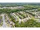 Aerial view of a home in a neighborhood with mature trees and green spaces at 2173 Beacon Crest Dr, Buford, GA 30519