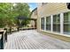 Inviting outdoor deck that offers beautiful views and ample space for entertaining at 230 Leaf Court, Alpharetta, GA 30005