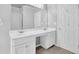 Bright bathroom with double sinks at 516 Broad Head Pt, Suwanee, GA 30024