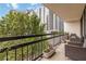 Relax on this spacious balcony offering city views and comfortable outdoor seating at 1130 Piedmont Ne Ave # 803, Atlanta, GA 30309