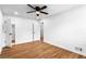 Spacious bedroom with ceiling fan and stylish floors offers ample space at 1150 Rankin St # 6H, Stone Mountain, GA 30083