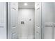 Bright, clean laundry room, ready for washer and dryer hookups behind louvered doors at 1150 Rankin St # 6H, Stone Mountain, GA 30083