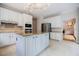 Well-equipped kitchen featuring white cabinets, a kitchen island, and stainless steel appliances at 2695 Rangewood Ne Dr, Atlanta, GA 30345