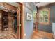 Bathroom closet and window view, highlighting natural light and ample storage at 7720 Milam Rd, Winston, GA 30187