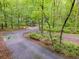 Curving driveway leads through a forest setting at 7720 Milam Rd, Winston, GA 30187