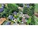 Aerial view of a home and neighborhood, golf course nearby at 8525 Saint Marlo Fairway Way, Duluth, GA 30097