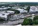 Apartment buildings and businesses provide a vibrant, walkable community in this aerial view at 1205 Mcclelen Way, Decatur, GA 30033
