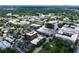 Aerial view of office buildings and apartments in an urban setting with mature trees at 1205 Mcclelen Way, Decatur, GA 30033