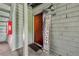Charming entrance with welcome sign and an inviting rustic front door at 1205 Mcclelen Way, Decatur, GA 30033