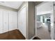 Hallway leading to bedroom with closet space and natural lighting at 25305 Plantation Ne Dr, Atlanta, GA 30324