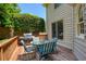 Wooden back deck featuring outdoor furniture, grill, and ample space for entertaining at 935 Brookline Way, Alpharetta, GA 30022