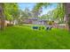 Spacious backyard with lush green grass, mature trees, and inviting seating area at 1091 Napier Se St, Atlanta, GA 30316