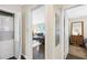 Hallway featuring a laundry closet, living room entrance, and a bedroom entrance at 1091 Napier Se St, Atlanta, GA 30316