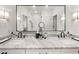 Elegant bathroom with marble countertops, dual sinks, and modern fixtures at 262 Southerland Ne Ter, Atlanta, GA 30307