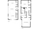 Detailed floor plan showcasing the layout of the first and second floors at 262 Southerland Ne Ter, Atlanta, GA 30307