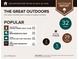 The outdoor report details nearby outdoor activities, including parks, lakes, and golf courses at 2356 Defoors Ferry Nw Rd, Atlanta, GA 30318