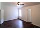 Bright bedroom featuring wood-look flooring and ample closet space at 2849 Windsor Forrest Ct, Atlanta, GA 30349